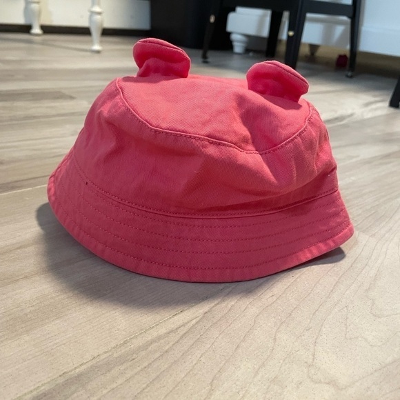 Gymboree Pink Animal With Ears Bucket Hat- Size 0-12 Months - Picture 2 of 6